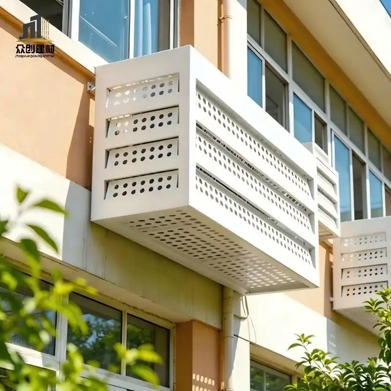 Perforated Aluminum Air Conditioner Cover